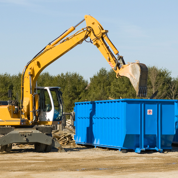 is there a minimum or maximum amount of waste i can put in a residential dumpster in New Minden Illinois